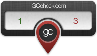 Überprüfe dein Ergebnis bei GCcheck.com